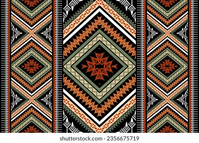 Ethnic geometric pattern design for wallpaper backgrounds, carpets, clothing, wraps, batik, cloth.