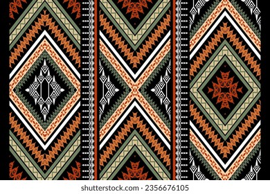 Diseño de patrones geométricos étnicos para fondo de papel pintado, alfombras, ropa, envolturas, batik, tela.
