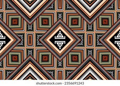Ethnic geometric pattern design for wallpaper backgrounds, carpets, clothing, wraps, batik, cloth.