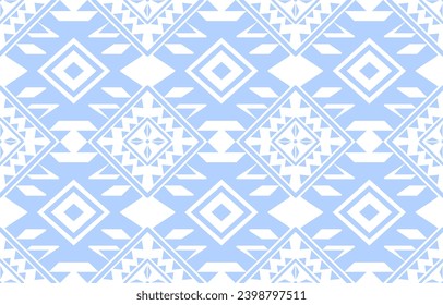 Ethnic geometric pattern Native American Navajo tribal motif design