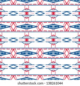 Ethnic geometric pattern with Scandinavian, Norwegian, Russian and Ukrainian motifs. Texture for web, print, wallpaper, decals, fall winter fashion, fabric design, website background or holiday decor