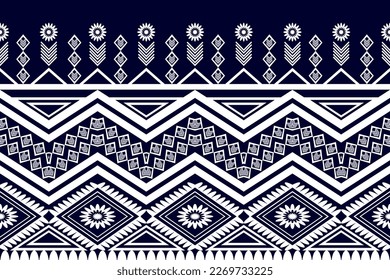 ethnic geometric pattern seamless design for background or wallpaper