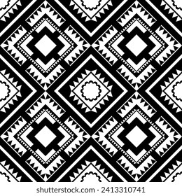 ethnic geometric pattern Seamless pattern for designing fabric, carpet, wallpaper designs. Vector illustration.