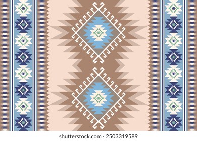 Ethnic geometric pattern, seamless pattern of the Navajo tribe. Native American ethnic. Seamless vector pattern ethnic, seamless Mexican rug, woven carpet. Folk embroidery, Bohemian, Aztec style.	