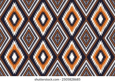 Ethnic geometric pattern, seamless pattern of the Navajo tribe. Native American ethnic. Seamless vector pattern ethnic, seamless Mexican rug, woven carpet. Folk embroidery, Bohemian, Aztec style.	