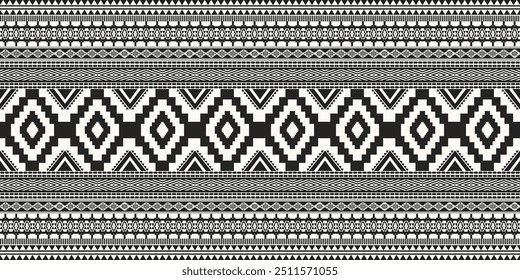 Ethnic geometric pattern, seamless pattern of the Navajo tribe. Native American ethnic. Seamless vector pattern ethnic, seamless Mexican rug, woven carpet. Folk embroidery, Bohemian, Aztec style.	