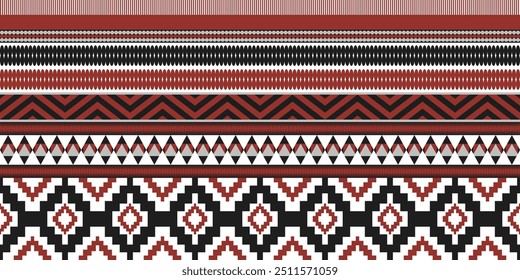Patrón étnico geométrico, patrón sin fisuras de la tribu Navajo. Nativo americano. Patrón de Vector sin costuras, alfombra mexicana sin costuras, alfombra tejida. Bordado Folk, estilo bohemio, azteca.	