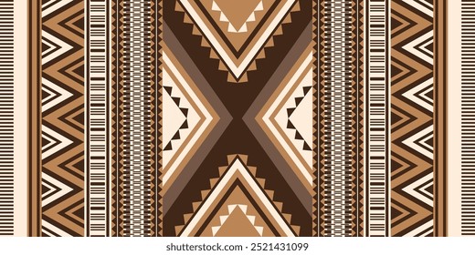 Ethnic geometric pattern, seamless pattern of the Navajo tribe. Native American ethnic. Seamless vector pattern ethnic, seamless Mexican rug, woven carpet. Folk embroidery, Bohemian, Aztec style.