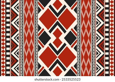 Ethnic geometric pattern, seamless pattern of the Navajo tribe. Native American ethnic. Seamless vector pattern ethnic, seamless Mexican rug, woven carpet. Folk embroidery, Bohemian, Aztec style.