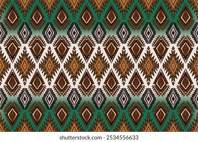 Ethnic geometric pattern, seamless pattern of the Navajo tribe. Native American ethnic. Seamless vector pattern ethnic, seamless Mexican rug, woven carpet.