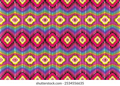 Ethnic geometric pattern, seamless pattern of the Navajo tribe. Native American ethnic. Seamless vector pattern ethnic, seamless Mexican rug, woven carpet.