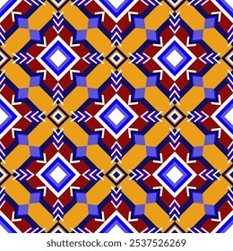 Ethnic geometric pattern, seamless pattern of Navajo tribe, Native American, ethnic seamless vector pattern, Mexican seamless rug, ethnic, style,Assets, EPS,