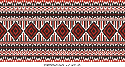 Ethnic geometric pattern, seamless pattern of the Navajo tribe. Native American ethnic. Seamless vector pattern ethnic, seamless Mexican rug, woven carpet. Folk embroidery, Bohemian, Aztec style.