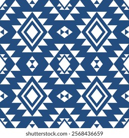 Ethnic geometric pattern, seamless pattern of the Navajo tribe. Native American ethnic. Seamless vector pattern ethnic, seamless Mexican rug, woven carpet. Folk embroidery, Bohemian, Aztec style.