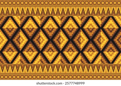 Ethnic geometric pattern, seamless pattern of the Navajo tribe. Native American ethnic. Seamless vector pattern ethnic, seamless Mexican rug, woven carpet. Folk embroidery, Bohemian, Aztec style.