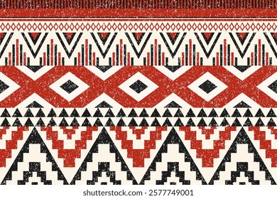 Ethnic geometric pattern, seamless pattern of the Navajo tribe. Native American ethnic. Seamless vector pattern ethnic, seamless Mexican rug, woven carpet. Folk embroidery, Bohemian, Aztec style.