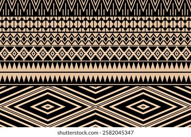 Ethnic geometric pattern, seamless pattern of the Navajo tribe. Native American ethnic. Seamless vector pattern ethnic, seamless Mexican rug, woven carpet. Folk embroidery, Bohemian, Aztec style.