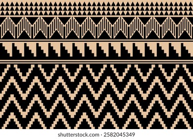 Ethnic geometric pattern, seamless pattern of the Navajo tribe. Native American ethnic. Seamless vector pattern ethnic, seamless Mexican rug, woven carpet. Folk embroidery, Bohemian, Aztec style.