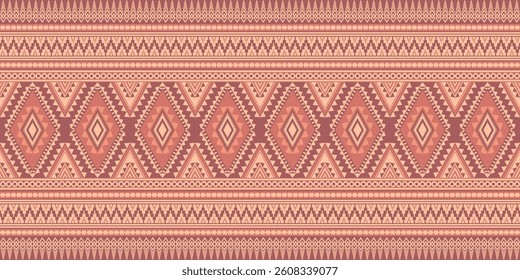 Ethnic geometric pattern, seamless pattern of the Navajo tribe. Native American ethnic. Seamless vector pattern ethnic, seamless Mexican rug, woven carpet. Folk embroidery, Bohemian, Aztec style.