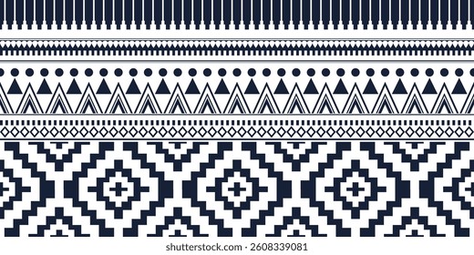 Ethnic geometric pattern, seamless pattern of the Navajo tribe. Native American ethnic. Seamless vector pattern ethnic, seamless Mexican rug, woven carpet. Folk embroidery, Bohemian, Aztec style.
