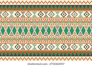 Ethnic geometric pattern, seamless pattern of the Navajo tribe. Native American ethnic. Seamless vector pattern ethnic, seamless Mexican rug, woven carpet. Folk embroidery, Bohemian, Aztec style