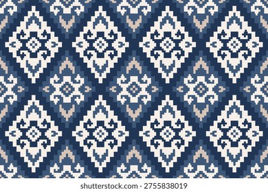 Ethnic geometric pattern, seamless pattern of the tribe. Seamless vector pattern ethnic, seamless Mexican rug, woven carpet. Folk embroidery, Bohemian, Aztec style