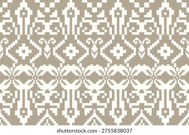 Ethnic geometric pattern, seamless pattern of the tribe. Seamless vector pattern ethnic, seamless Mexican rug, woven carpet. Folk embroidery, Bohemian, Aztec style