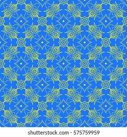 Ethnic geometric pattern. Seamless vector illustration