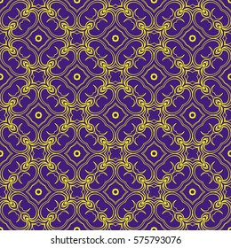 Ethnic geometric pattern. Seamless vector illustration
