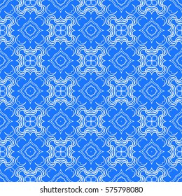 Ethnic geometric pattern. Seamless vector illustration