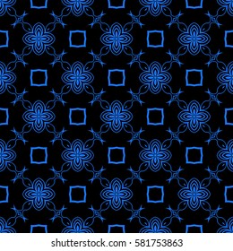 Ethnic geometric pattern. Seamless vector illustration