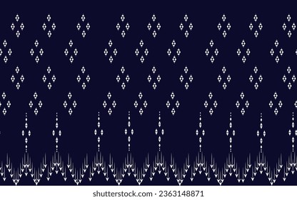 Ethnic geometric pattern, traditional design pattern used for skirt, wallpaper, clothing, wrap, batik, fabric, clothing, fashion, embroidery, seamless pattern. vector illustration.