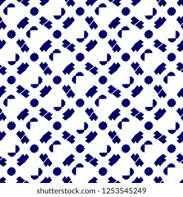 Ethnic geometric pattern vector illustration ready for fashion textile print elegant vintage retro background.