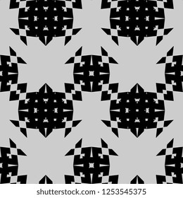 Ethnic geometric pattern vector illustration ready for fashion textile print elegant vintage retro background.