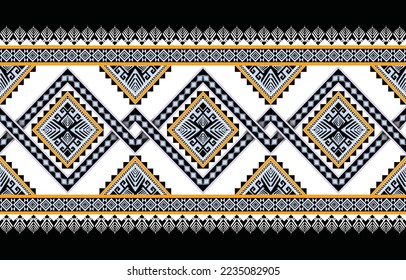 Ethnic geometric pattern vector. Native African American Mexican Indonesia Aztec motif and bohemian pattern elements. designed for background, wallpaper,print, wrapping,tile, batik.vector Aztec motif 