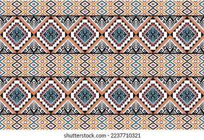 Ethnic geometric pattern vector. Native African American Mexican Indonesia Aztec motif and bohemian pattern elements. designed for background, wallpaper,print, wrapping,tile, batik.vector Aztec motif 