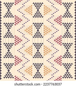 Ethnic geometric pattern vector. Native African American Mexican Indonesia Aztec motif and bohemian pattern elements. designed for background, wallpaper,print, wrapping,tile, batik.vector Aztec motif 