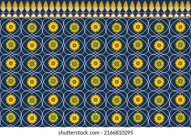 Los patrones geométricos étnicos se mezclan perfectamente con la naturaleza. Diseñado para fondos, alfombras, papel pintado, ropa, batik, tejidos y libros de colorido.