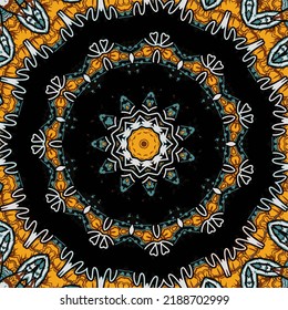 Ethnic geometric print. Colorful repeating