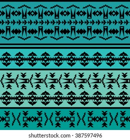 Ethnic geometric print. Colorful repeating background texture. Fabric, cloth design, wallpaper