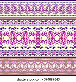  Ethnic geometric print. Colorful repeating background texture. Fabric, cloth design, wallpaper