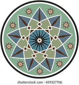  Ethnic geometric print. Colorful repeating background texture. Fabric, cloth design, wallpaper