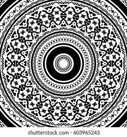  Ethnic geometric print. Colorful repeating background texture. Fabric, cloth design, wallpaper