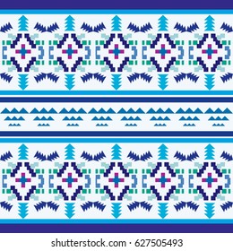  Ethnic geometric print. Colorful repeating background texture. Fabric, cloth design, wallpaper