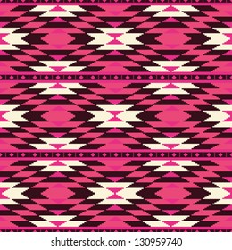 Ethnic geometric seamless pattern