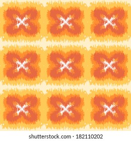 Ethnic geometric seamless pattern background