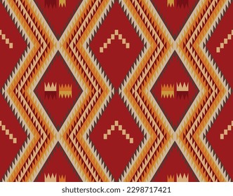 Patrón geométrico étnico sin soldadura para fondo o fondo