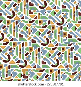 Ethnic geometric seamless pattern.  Can be used for textiles, book design, pattern fills, web page background, surface textures, scrapbooking. Vector illustration eps 10