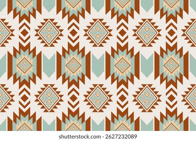 Ethnic geometric seamless pattern motley ornament. Traditional Aztec. Ethnic pattern, Abstract art seamless. Knitted pattern vector, motif tribal, home decoration, textile, texture, design elements