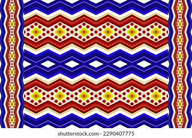 ์Native ethnic geometric seamless pattern. Oriental African American pattern. Design for fabric, textile, clothing, element, decoration, fashion design, printing, wallpaper, carpet, vector, abstract 